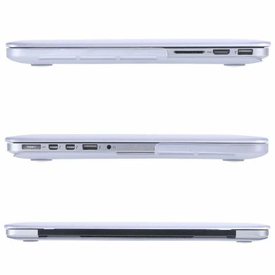Пластиковий матовий чохол-накладка STR Matte Hard Shell Case for MacBook Pro Retina 15 (2012-2015) - Frost, ціна | Фото