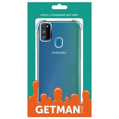TPU чохол GETMAN Ease с усиленными углами для Samsung Galaxy M30s - Прозорий / Transparent, ціна | Фото