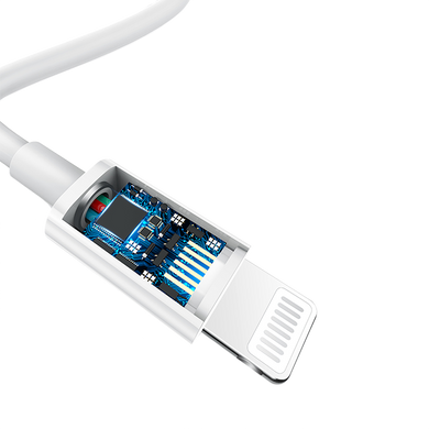 Кабель MJEMS M1 Type-C to Lightning Fast Charging Cable 1.2m (MFI Certificate) - White (US-SJ329), ціна | Фото
