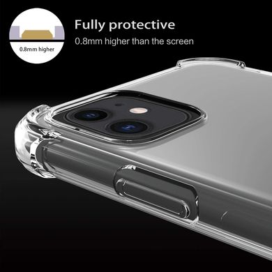 Силіконовий протиударний чохол MIC WXD Силикон 0.8 mm для iPhone 11 - Clear, ціна | Фото