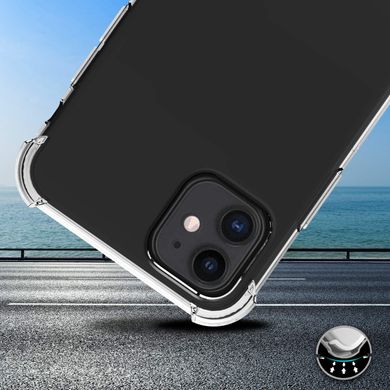 Силіконовий протиударний чохол MIC WXD Силикон 0.8 mm для iPhone 11 - Clear, ціна | Фото