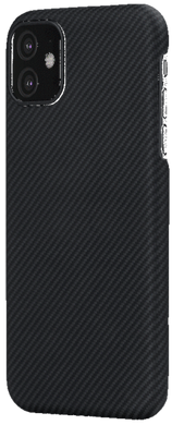 Ультратонкий чехол из арамида WIWU Kevlar Armor (Aramid fiber) for iPhone 12 | 12 Pro - Black, цена | Фото