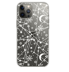 Силіконовий прозорий чохол Oriental Case (Universe White) для iPhone 15 Pro Max