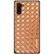 Шкіряна накладка VORSON Braided leather series для Samsung Galaxy Note 10 - Сірий, ціна | Фото 1