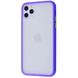 Матовий протиударний чохол MIC Matte Color Case for iPhone 11 Pro - White/red, ціна | Фото 1
