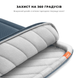 Протиударний чохол-сумка Tomtoc Laptop Briefcase for MacBook Pro 13 (2016-2022) | Air 13 (2018-2020) - Silver Gray (A14-B02G), ціна | Фото 5