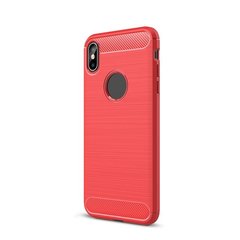 Чехол MIC MICipe Carbon Fiber TPU Case for iPhone X/Xs - Red, цена | Фото
