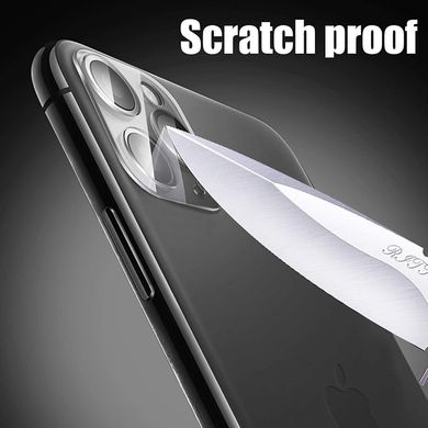 Захисне скло на камеру для iPhone 11 Pro / 11 Pro Max MIC - Прозора, ціна | Фото
