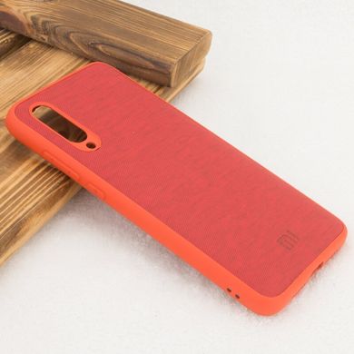 TPU чохол Textile Logo для Xiaomi Mi 9 - Червоний, ціна | Фото