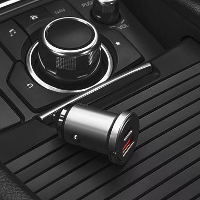 Автомобильное зарядное устройство Proove Viraty Car Charger 45W (QC+PD) Type-C + USB - Silver, цена | Фото