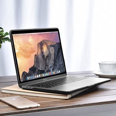 Шкіряний чохол-накладка iCarer Microfiber Slim Series for MacBook Pro 16 (2019) - Brown, ціна | Фото