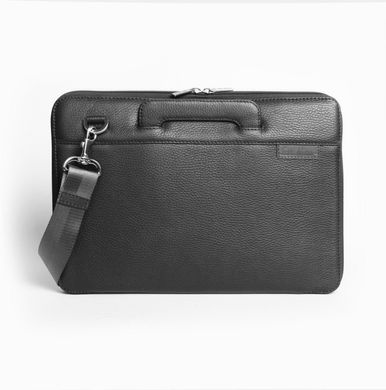 Шкіряна сумка-папка Issa Hara Bag for MacBook Air / Pro 13 / Pro 14 - Синій (B13 (13-00), ціна | Фото