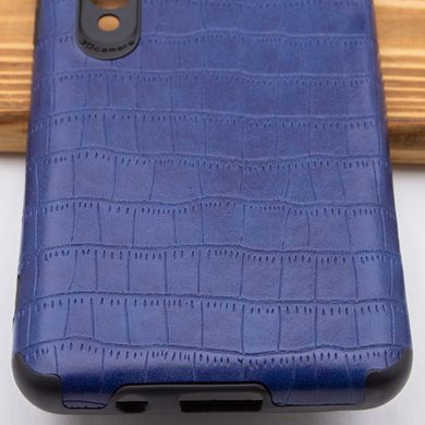 Шкіряна накладка Epic Vivi Crocodile series для Xiaomi Mi Note 10 / Note 10 Pro / Mi CC9 Pro - Синій, ціна | Фото