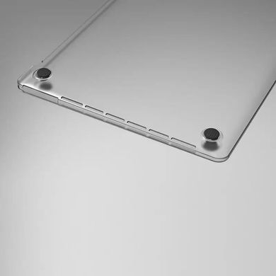 Пластиковий матовий чохол-накладка WIWU iSHIELD Hard Shell for MacBook Air 13.6 (2022-2024) M2/М3 - Transparent, ціна | Фото