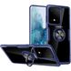 TPU+PC чохол Deen CrystalRing під магнітний тримач для Samsung Galaxy S20 Ultra - Бесцветный / Темно-Синій, ціна | Фото 1