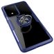 TPU+PC чохол Deen CrystalRing під магнітний тримач для Samsung Galaxy S20 Ultra - Бесцветный / Темно-Синій, ціна | Фото 4