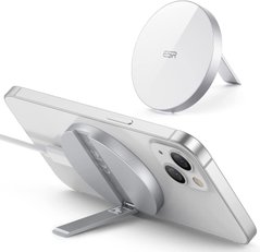 Бездротова зарядка з MagSafe з підставкою ESR Wireless Charger with Magnetic Circle Magsafe 2C515A - White, ціна | Фото