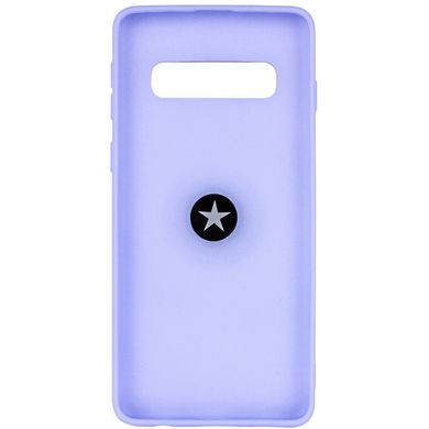 TPU чохол Summer ColorRing під магнітний тримач для Samsung Galaxy S10+ - Салатовий, ціна | Фото