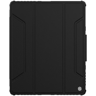 Протиударний чохол із захистом камери Nillkin Bumper Leather Case Pro for iPad Pro 12.9 (2020 | 2021) - Black, ціна | Фото