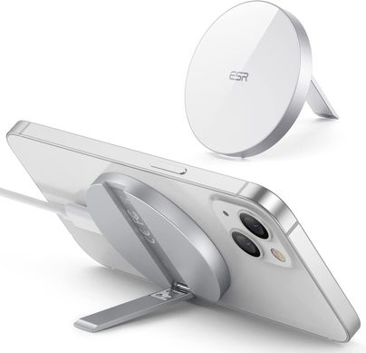 Беспроводная зарядка с MagSafe c подставкой ESR Wireless Charger with Magnetic Circle Magsafe 2C515A - White, цена | Фото