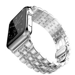 Металлический ремешок STR 7-Bead Metal Band for Apple Watch 38/40/41 mm (Series SE/7/6/5/4/3/2/1) - Silver, цена | Фото