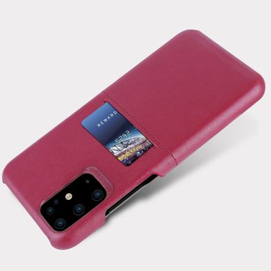 Шкіряна накладка G-Case Cardcool Series для Samsung Galaxy S20+ - Червоний, ціна | Фото