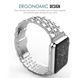 Металлический ремешок STR 7-Bead Metal Band for Apple Watch 38/40/41 mm (Series SE/7/6/5/4/3/2/1) - Silver, цена | Фото 5