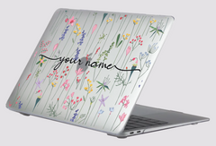 Пластиковая прозрачная накладка Oriental Case (Grafic flowers) для MacBook Air 13 (2018-2020), цена | Фото