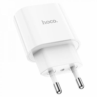 Зарядний пристрій HOCO C94A Metro 20W (1 Type-C) - White, ціна | Фото