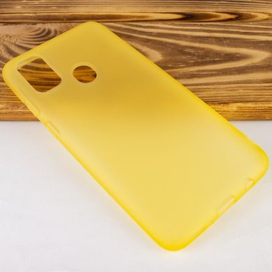 Силіконовий матовий напівпрозорий чохол для Samsung Galaxy M30s - Жовтий / Yellow, ціна | Фото