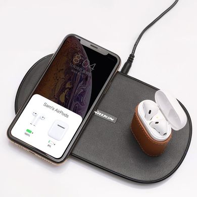 Чехол с беспроводной зарядкой Nillkin Airpods Mate Wireless Charging Case(built-in wireless charging receiver) - Golden, цена | Фото