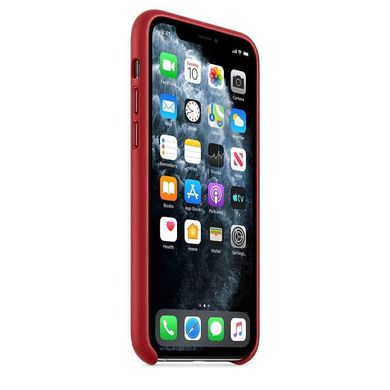 Чохол MIC Leather Case for iPhone 11 Pro - Red, ціна | Фото