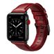 Ремешок STR Crazy Horse Retro Style Leather Band for Apple Watch 38/40/41 mm (Series SE/7/6/5/4/3/2/1) - Red, цена | Фото 5