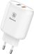 Зарядний пристрій Baseus Bojure Series Dual-USB Quick Charge Charger for EU 18W - White (00-00021194), ціна | Фото 1