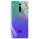 TPU+Glass чехол Gradient Rainbow с лого для Xiaomi Redmi K20 / K20 Pro / Mi9T / Mi9T Pro - Фиолетовый, цена | Фото 1
