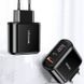 Зарядное устройство USAMS T23 QC3.0+PD3.0 18W Digital Display Fast Charger (EU) - Black (US-CC085), цена | Фото 3