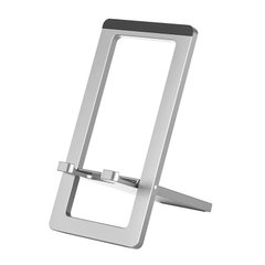Металева підставка для смартфону/планшету STR Aluminum Phone Stand H18 - Silver, ціна | Фото
