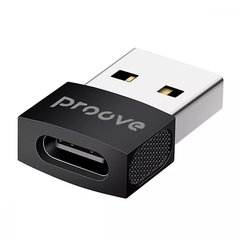 Перехідник OTG Proove Extension Type-C to USB - Black, ціна | Фото