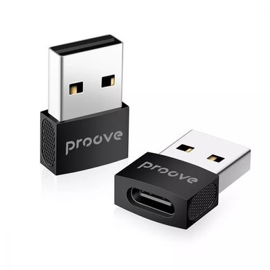Переходник OTG Proove Extension Type-C to USB - Black, цена | Фото