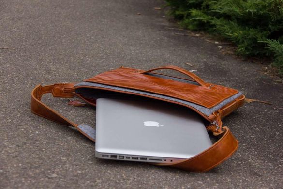 Кожаная сумка Dublon Retina для MacBook 15-16" - Executive (558), цена | Фото