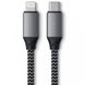 Кабель Satechi USB-C to Lightning Cable Space Gray (25 cm) (ST-TCL10M), цена | Фото 1