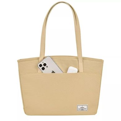 Сумка для ноутбука WIWU Ora Tote Bag for MacBook 15-16 inch - Ivory, цена | Фото