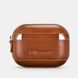 Кожаный чехол с ремешком iCarer Vintage Leather Protective Case (With Wrist Strap Lanyard) for AirPods Pro - Black, цена | Фото 3