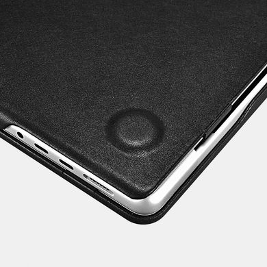 Шкіряний чохол-накладка iCarer Microfiber Slim Series for MacBook Pro Pro 16 (2021 | 2023) M1 | M2 | M3 - Black, ціна | Фото