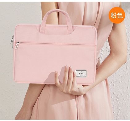 Сумка для ноутбуку WIWU Vivi Laptop Handbag 14inch - Pink, ціна | Фото