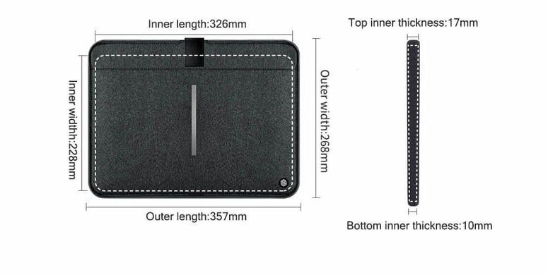 Чехол-папка Nillkin Acme Sleeve for MacBook 13-14" - Classic, цена | Фото