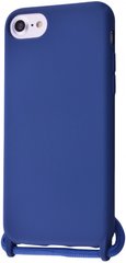 Чохол з ремінцем STR Lanyard Case (TPU) iPhone 7/8/SE 2 - Blue cobalt, ціна | Фото
