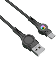 Кабель FONENG X59 (1m) Type-C to USB - Black, ціна | Фото