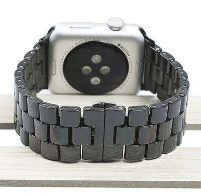 Керамический ремешок STR 3-Bead Ceramic Band for Apple Watch 42/44/45 mm (Series SE/7/6/5/4/3/2/1) - White, цена | Фото