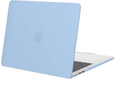Пластиковий матовий чохол-накладка STR Matte Cream Hard Shell Case for MacBook Air 13.6 (2022-2024) M2/М3 - Black, ціна | Фото